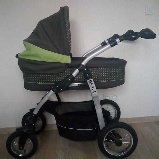 Wózek 2 w 1 Jedo Fyn Alu line 4DS gondola + spacer