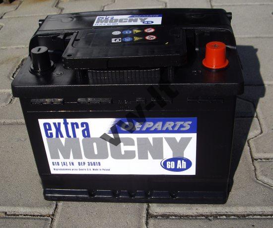 Akumulator POLSKI OEPARTS EXTRA MOCNY 62Ah OKAZJA