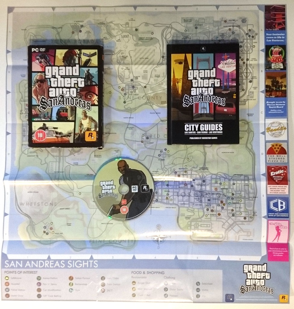 GRAND THEFT AUTO GTA SAN ANDREAS UNIKAT WARSZAWA!