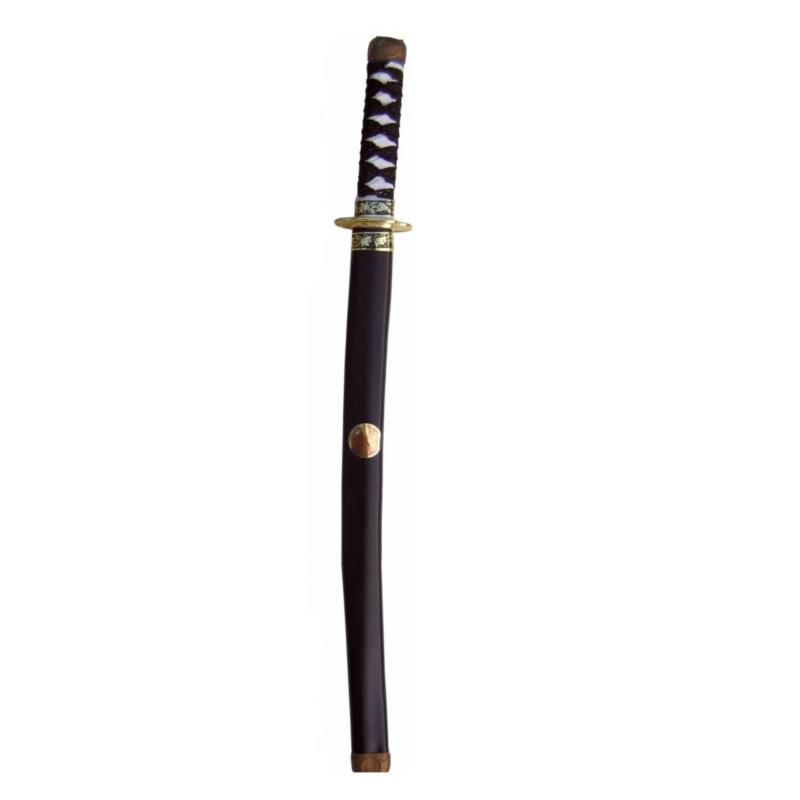MIECZ SAMURAJSKI DO STROJU NINJA CZARNY 62CM