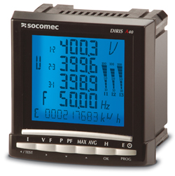 Miernik parametrów sieci SOCOMEC DIRIS A40 RS485