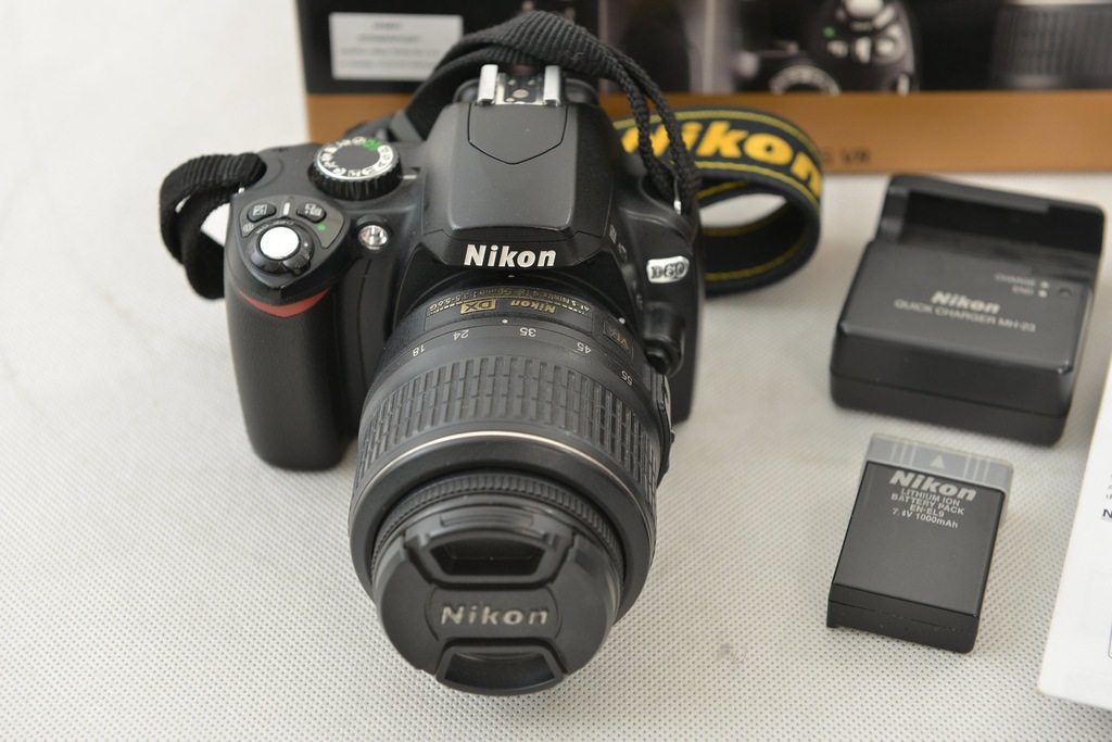 Nikon D60 + 18-55 VR Kit  OKAZJA ! ! !  (od 1 zł.)