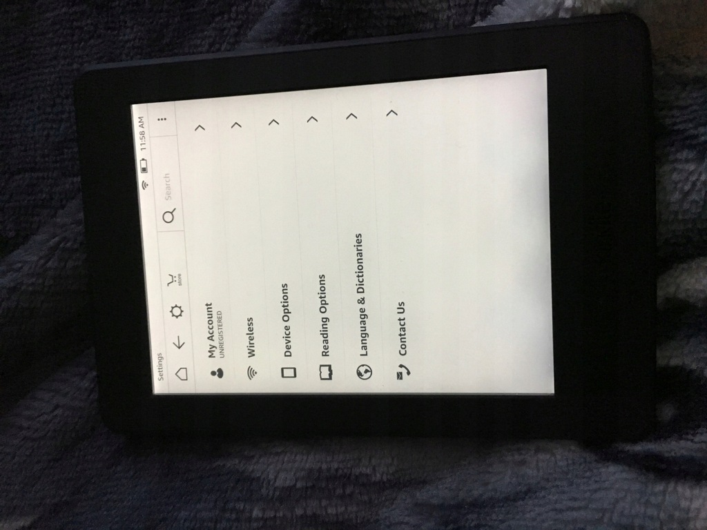 Czytnik Kindle paperwhite praktycznie nie używany