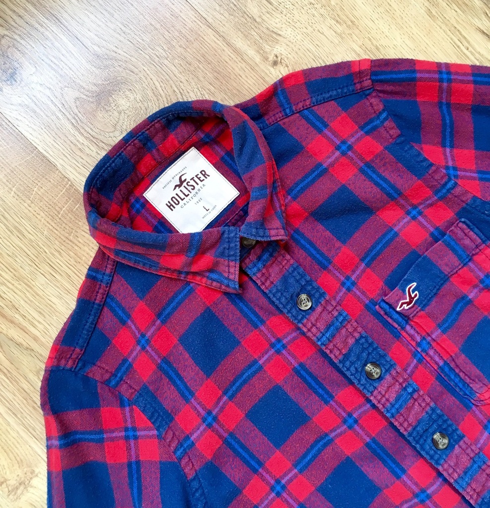 HOLLISTER by Abercrombie - CHECK SLIM FLANNEL - L
