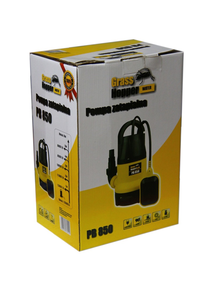 Pompa do wody brudnej GRASSHOPPER PB 850