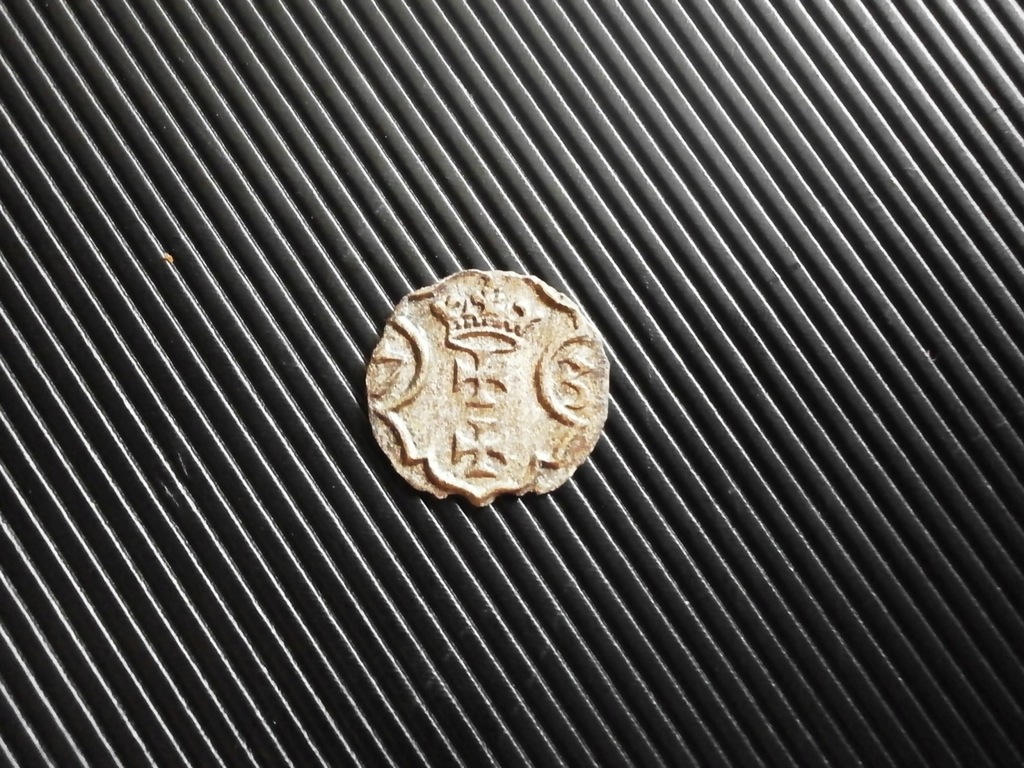 DENAR GDAŃSKI Bezkrólewie 1573 rok RARE!