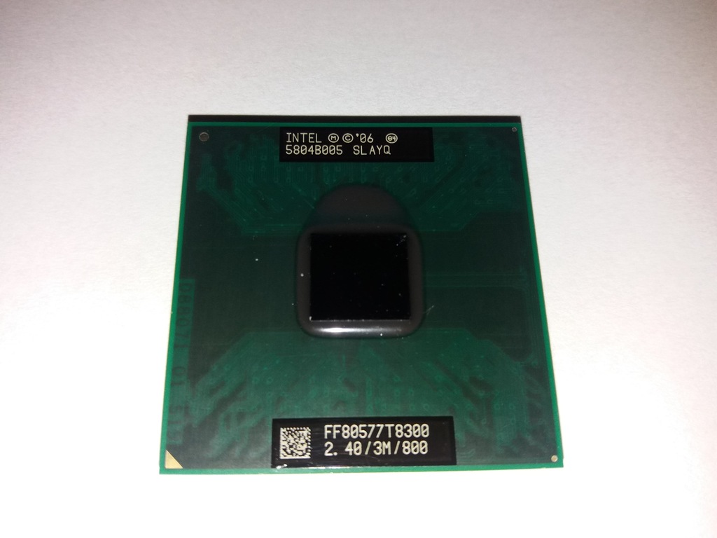 INTEL CORE 2 DUO T8300 2x2,4GHz  Penryn-3M 800MHz