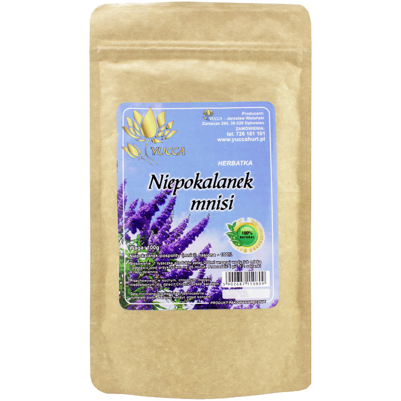Niepokalanek Mnisi Pospolity Nasiona Herbatka 100g