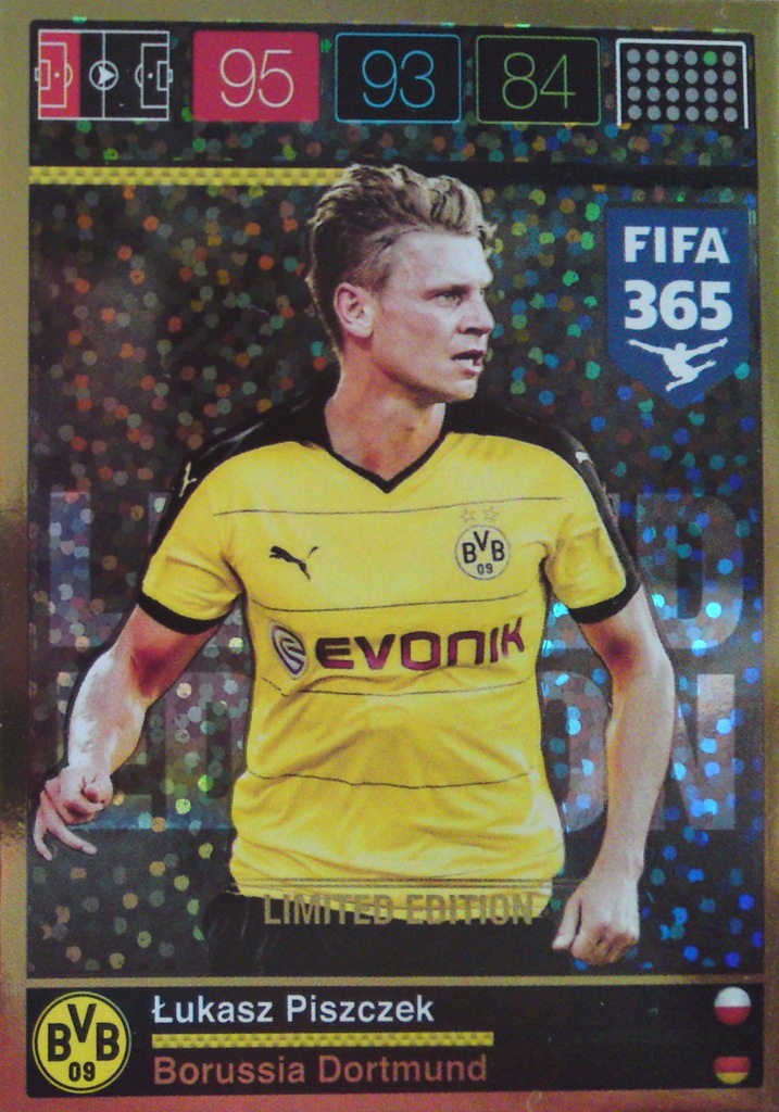 FIFA 365 TOP TEAMS Panini PISZCZEK Limited