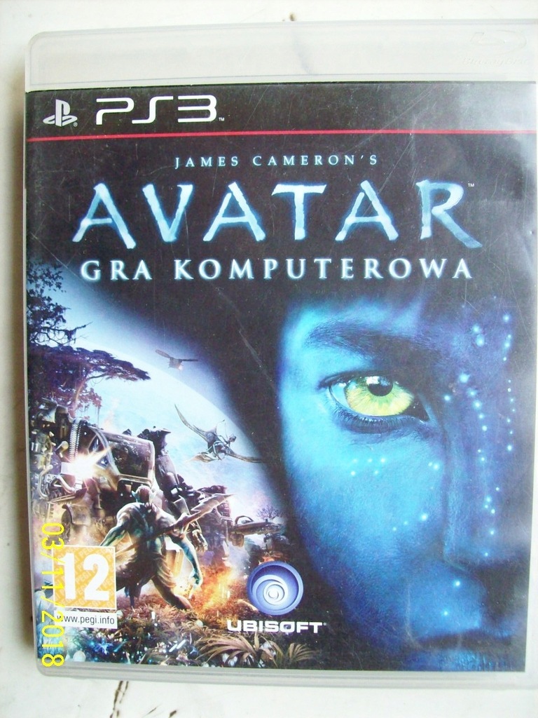 AVATAR gra pudełkowa PS3 3D angielska