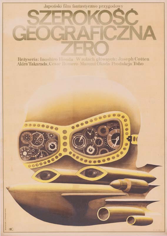 plakat A. Bertrandt 70 Szerokość geograficzna zero