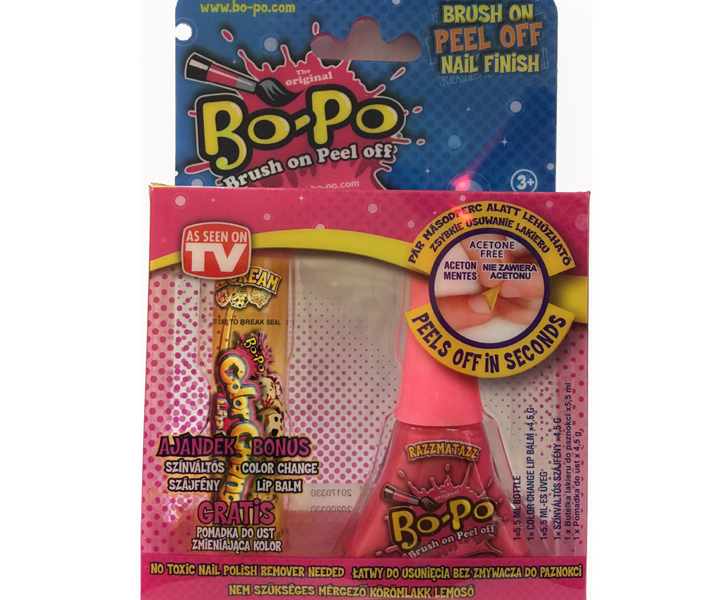 BOPO LAKIER DO PAZNOKCI RAZZMATAZZ + POMADKA 81552