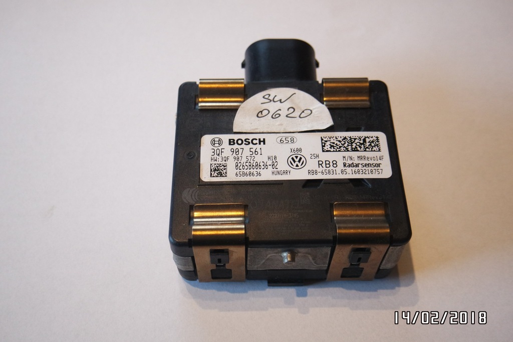 VW PASSAT B8 RADAR SENSOR DISTRONIC 3QF907561 - 7188955521 - Oficjalne ...