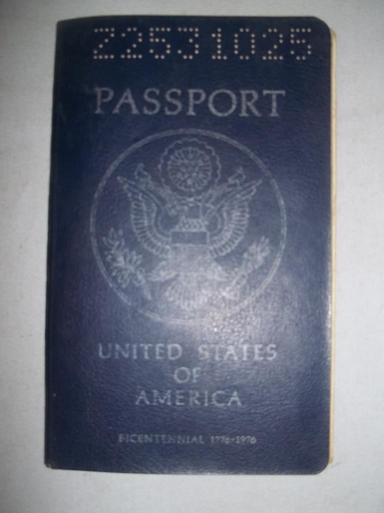 Passport UNITED STATES of AMERICA z lat PRL-u