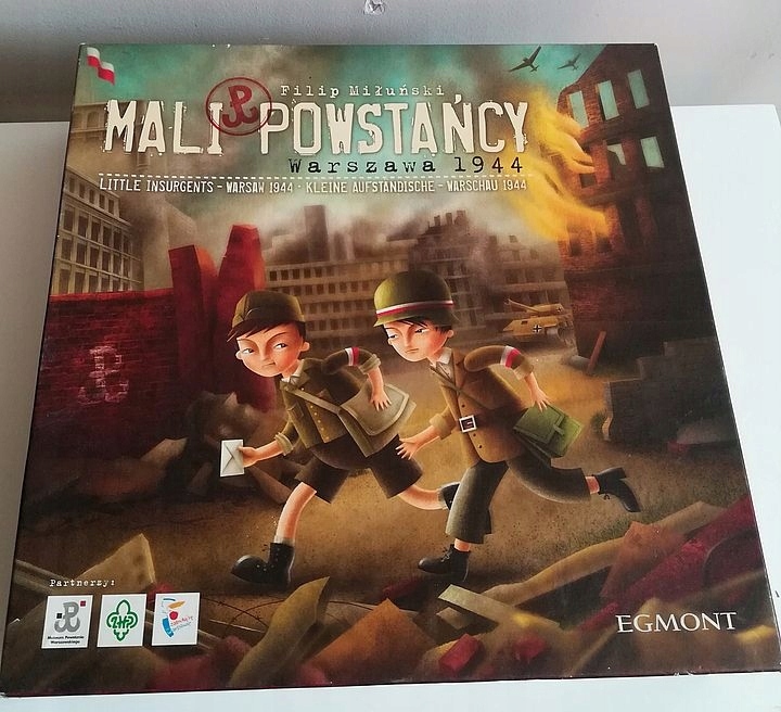 MALI POWSTAŃCY WARSZAWA 1944 gra planszowa EGMONT