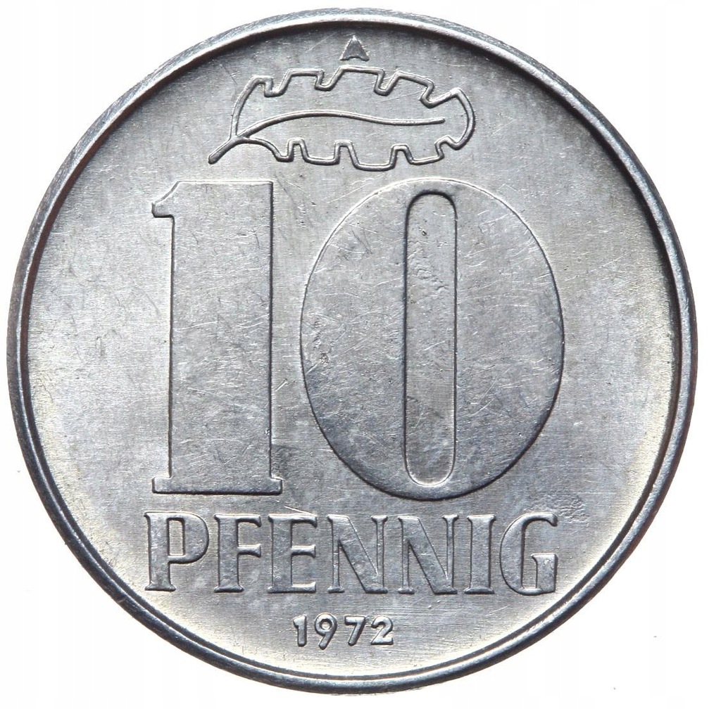 Niemcy DDR - moneta - 10 Pfennig 1972 A