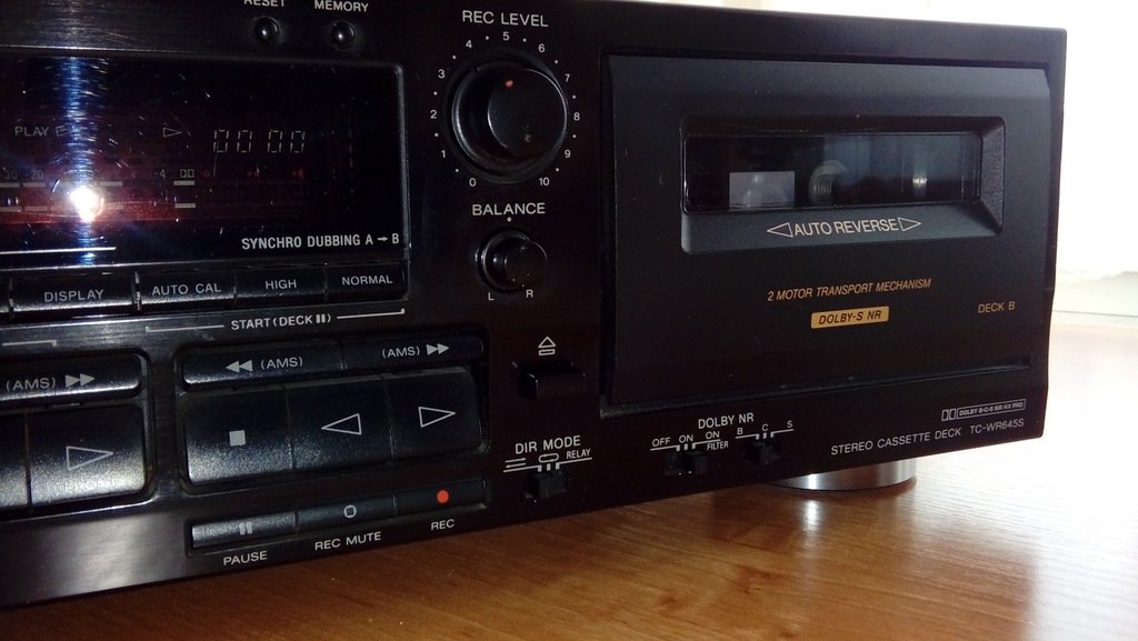 期間限定お試し価格】 Sony Cassette Deck TC-WR 645S Dolby s