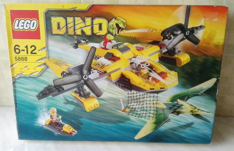 LEGO DINO 5888 - Hydroplan Łowców - UNIKAT komplet