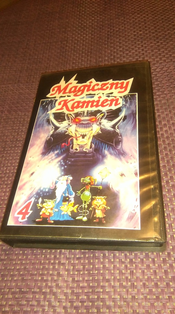 KASETA VIDEO VHS MAGICZNY KAMIEŃ 4 DREAM STONE