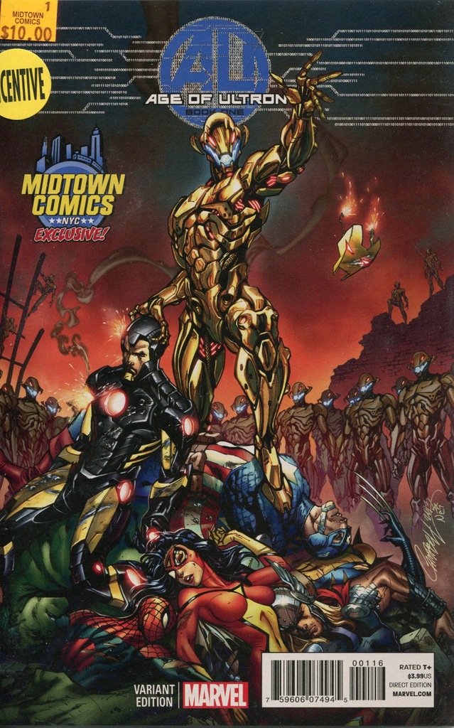 MARVEL AGE OF ULTRON KOMIKS variant