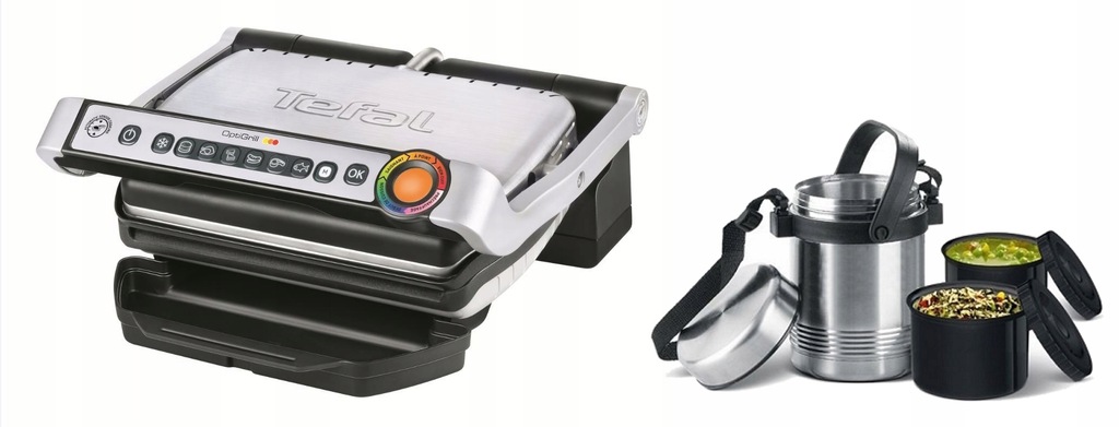 GRILL ELEKTRYCZNY TEFAL GC722D OPTIGRILL XL TERMOS