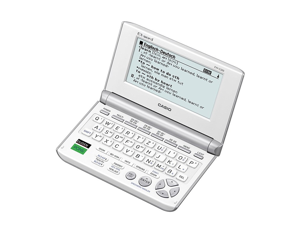H130 Elektroniczny Słownik Casio EX-word EW-G200