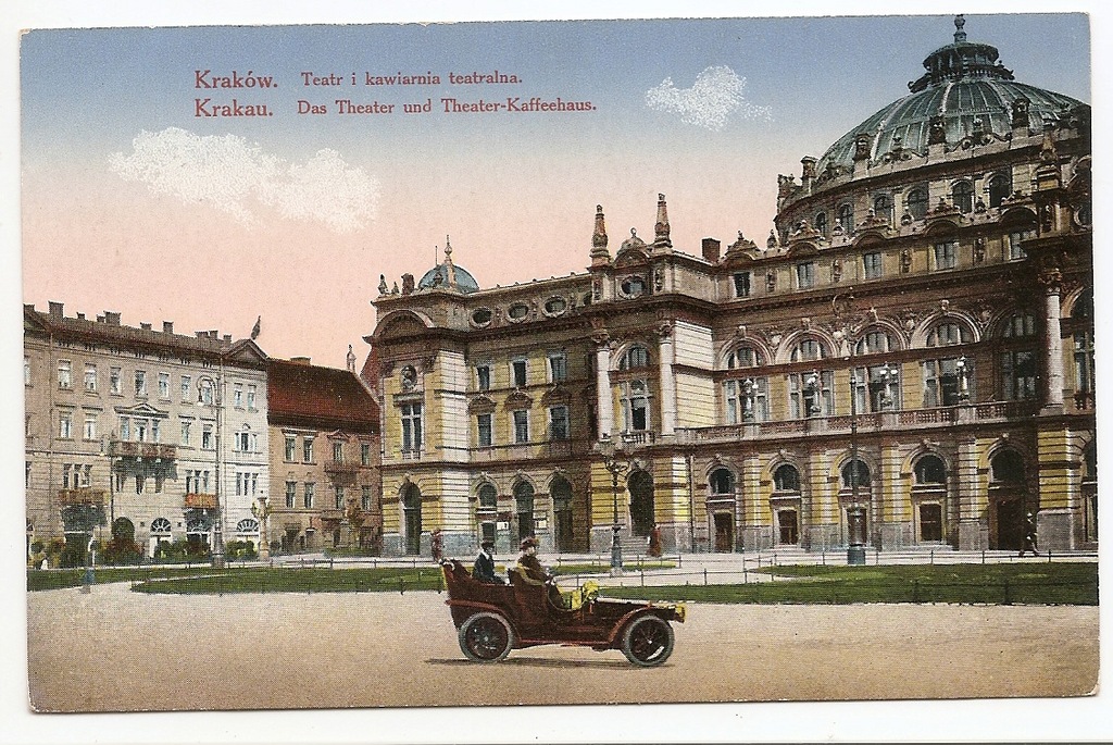 KRAKÓW -TEATR SŁOWACKIEGO I KAWIARNIA TEATRALNA