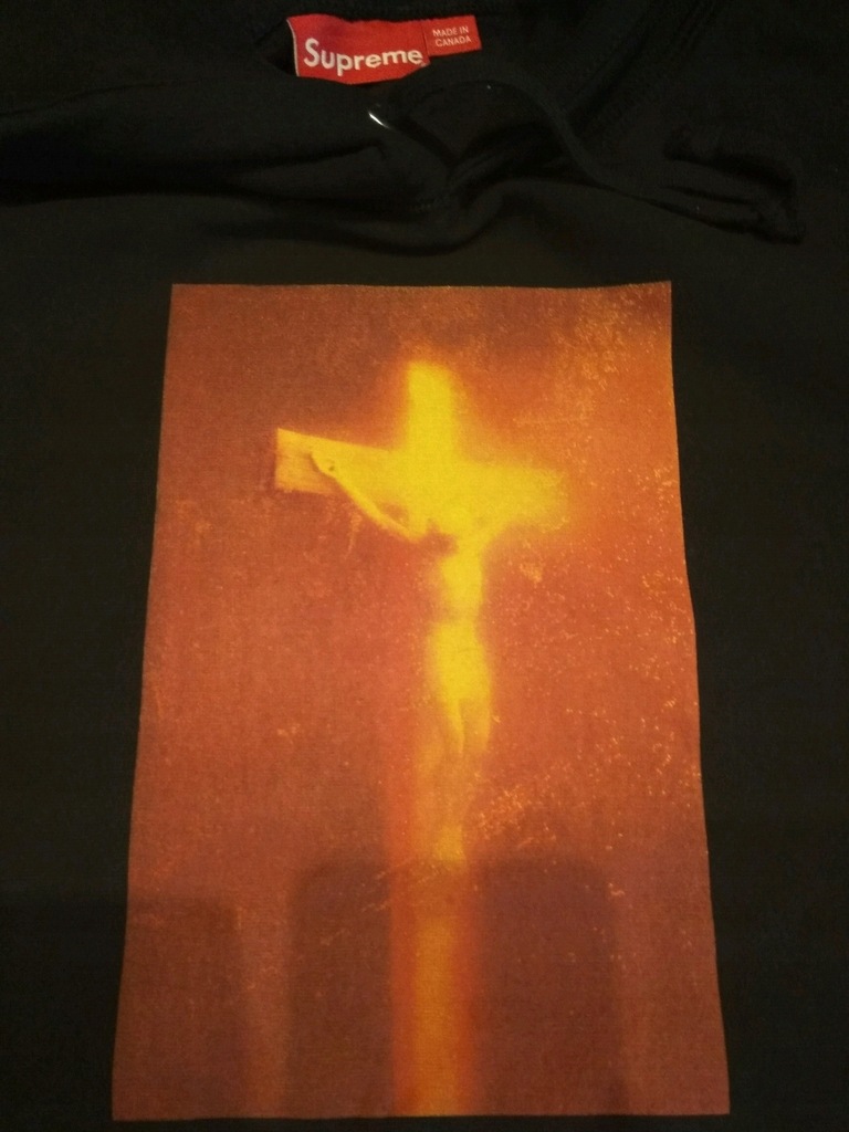 Supreme x Andres Serrano Piss Christ Bluza HOODIE 7588712570