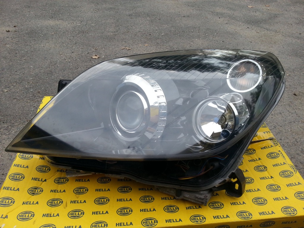 LAMPA ASTRA H LEWA BI XENON SKRĘTNY KOMPLETNA!