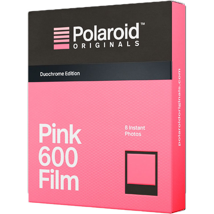 Polaroid 600 film duochrome pink