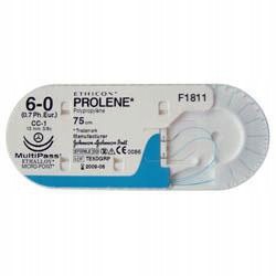 PROLENE 6-0 nicic chirurgiczne, szew monofilamento