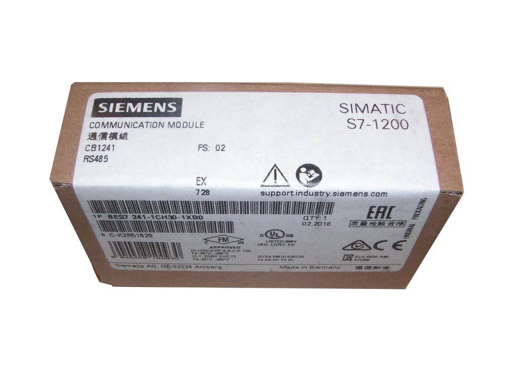 SIEMENS S7-1200 CB1241 RS485 6ES7241-1CH30-1XB0