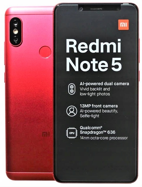 Xiaomi Redmi NOTE 5 4/64 RED LTE 800