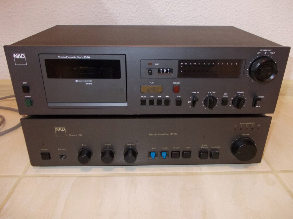 STEREO NAD 3020 Series 20 + NAD 6340 * Od 1 zł.