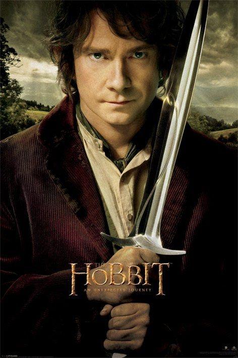 Hobbit - Bilbo Baggins Miecz - plakat 61x91,5 cm
