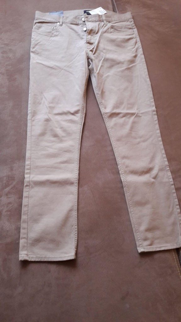 Spodnie materiałowe H&amp;M, slim fit, rozmiar 34