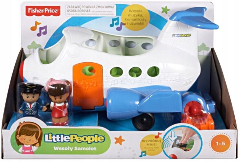 FISHER PRICE CBL28 WESOŁY SAMOLOT LITTLE PEOPLE