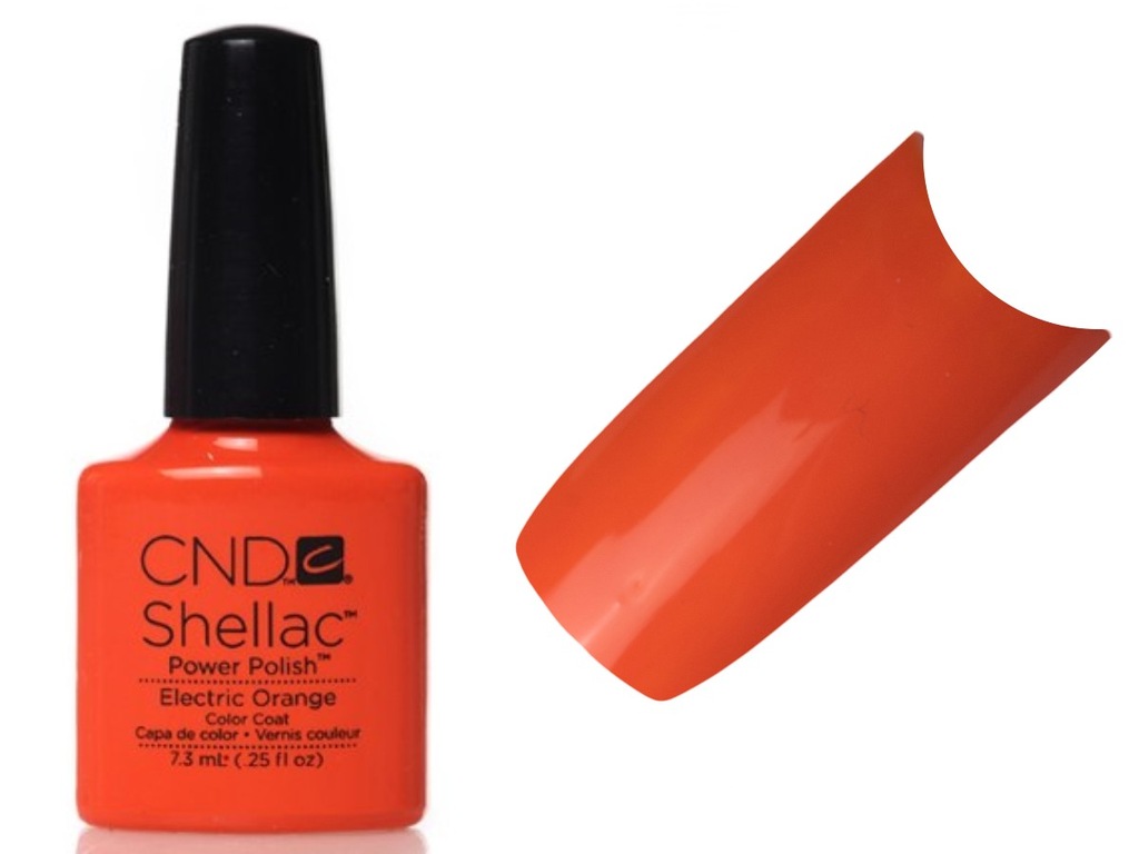 CND SHELLAC Lakier Hybrydowy ELECTRIC ORANGE 7,3ml