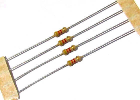 Rezystor 3K ohm 0,25W za 50szt opornik