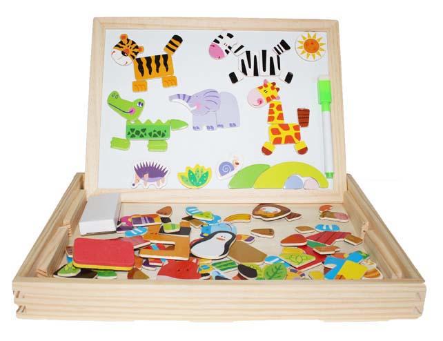 TABLICA EDUKACYJNA magnetyczna kredowa - ZOO