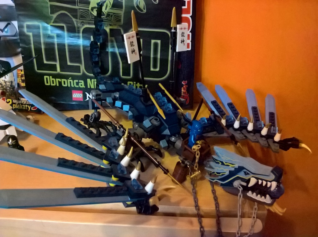 Lego Ninjago 2521 Walka Smoka Błyskawicy Unikat - 7661641740 ...