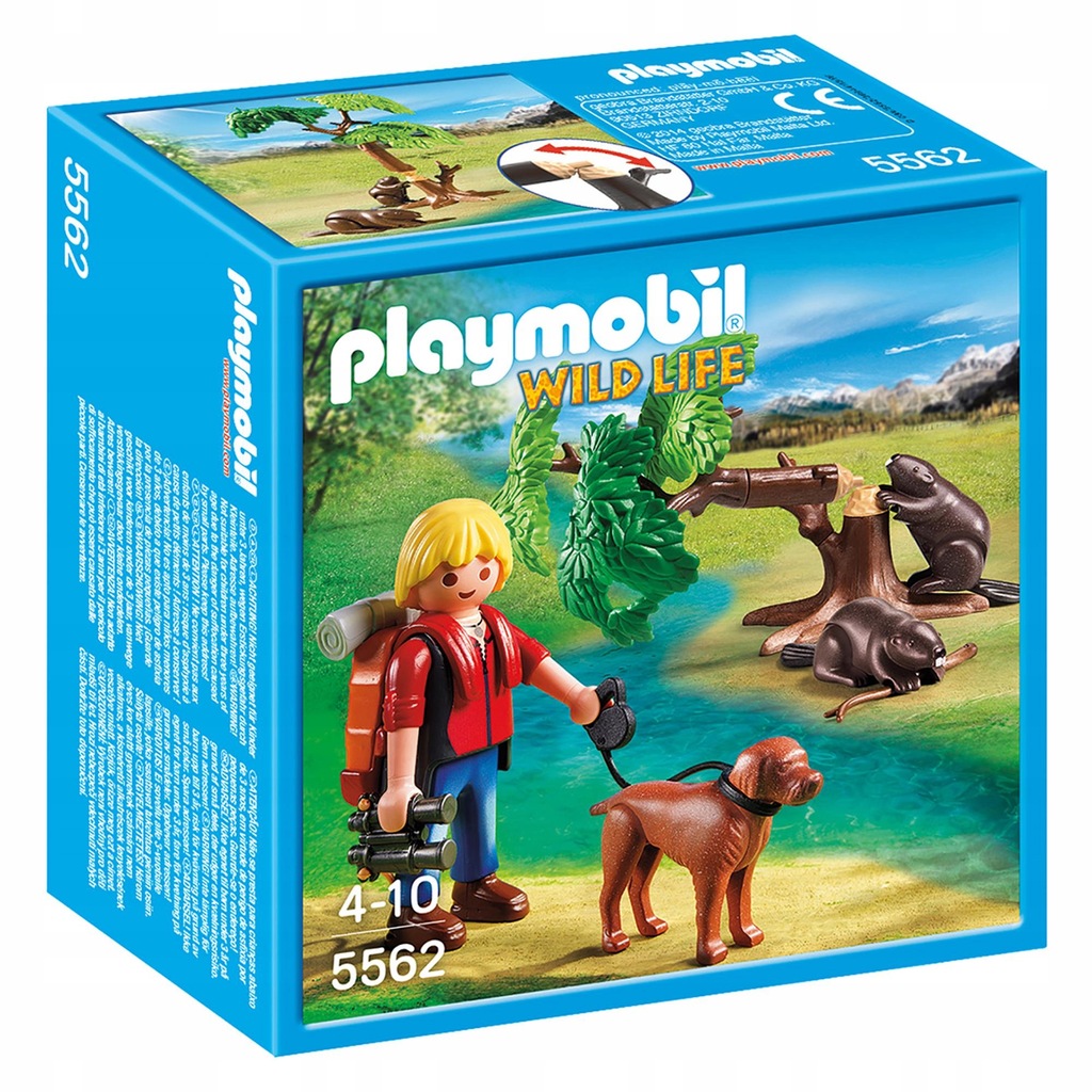PLAYMOBIL 5562 WILD LIFE - BOBRY I PRZYRODNIK P-Ń