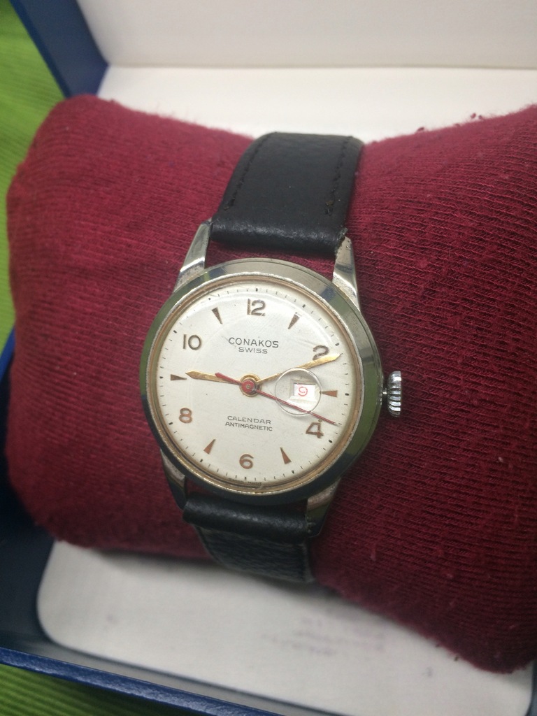 VINTAGE__ zegarek szwajcarski Conakos 'swiss'