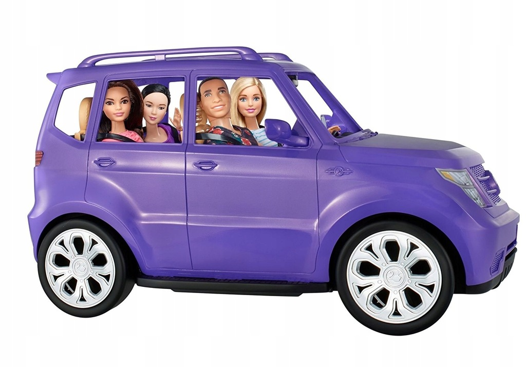 DVX58 BARBIE FIOLETOWY SUV SAMOCHÓD DLA LALEK AUTO - 7446447253