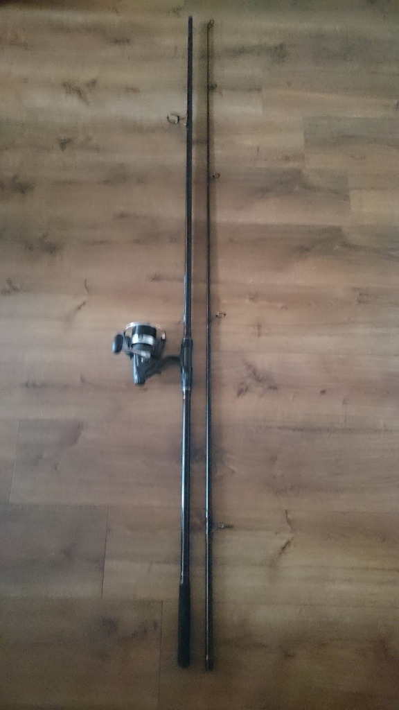 Wędka cormoran 360cm + Kolowrotek: Caperlan M60