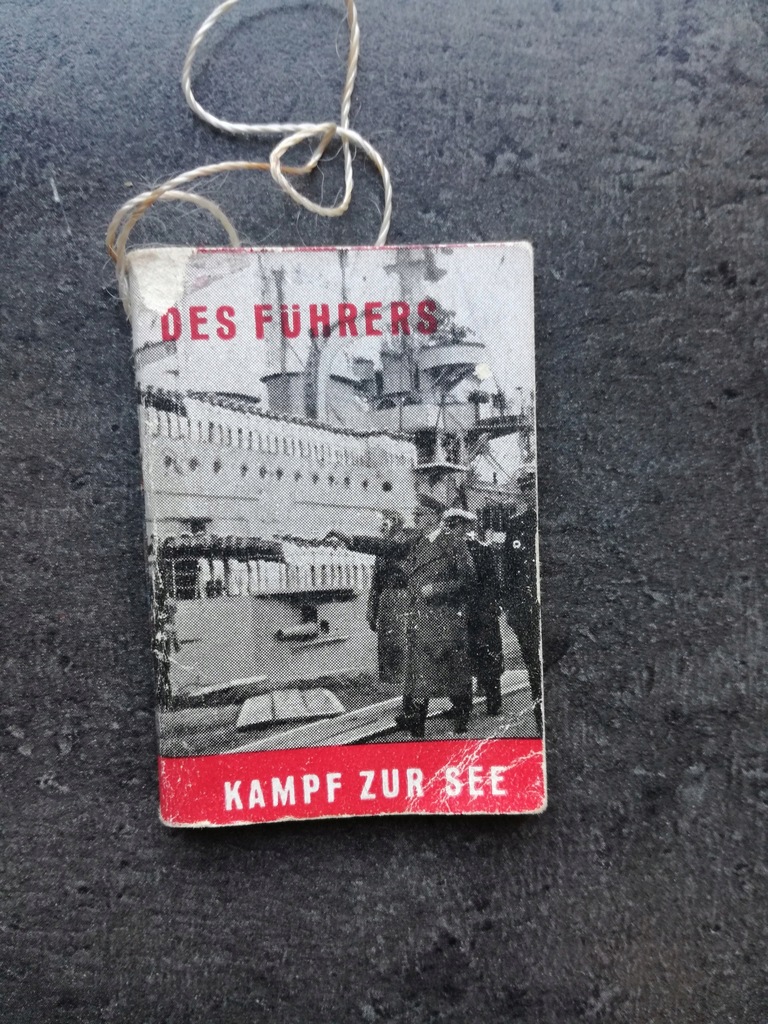 Książeczka WHW Walka Fuhrera na morzu