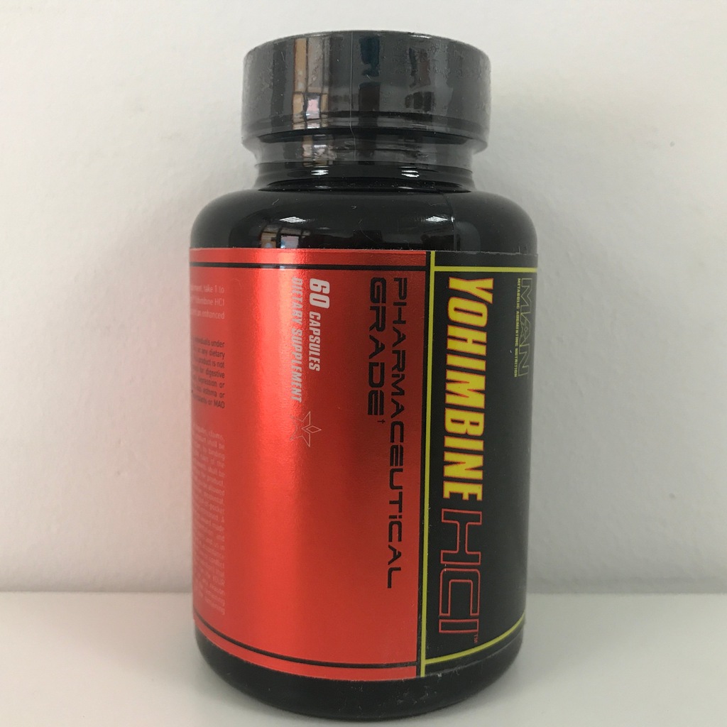 MAN - YOHIMBINE HCl 60caps MEGA SPALACZ WERSJA USA