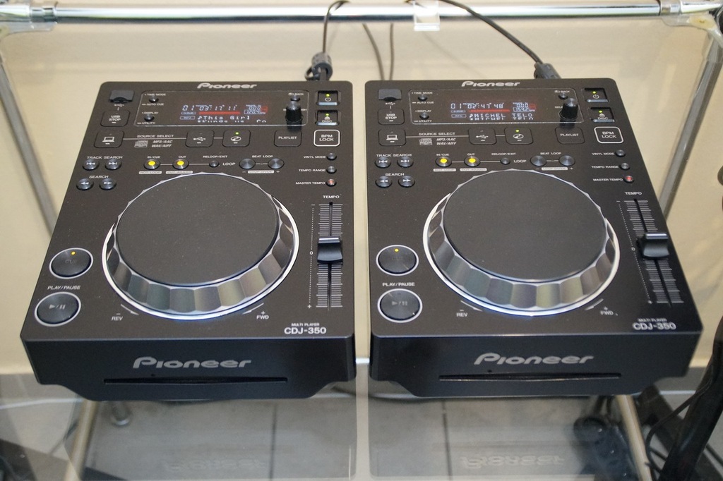 2 x PIONEER CDJ 350 ZADBANE GWARANCJA DJM 400 850 - 7178530169 ...