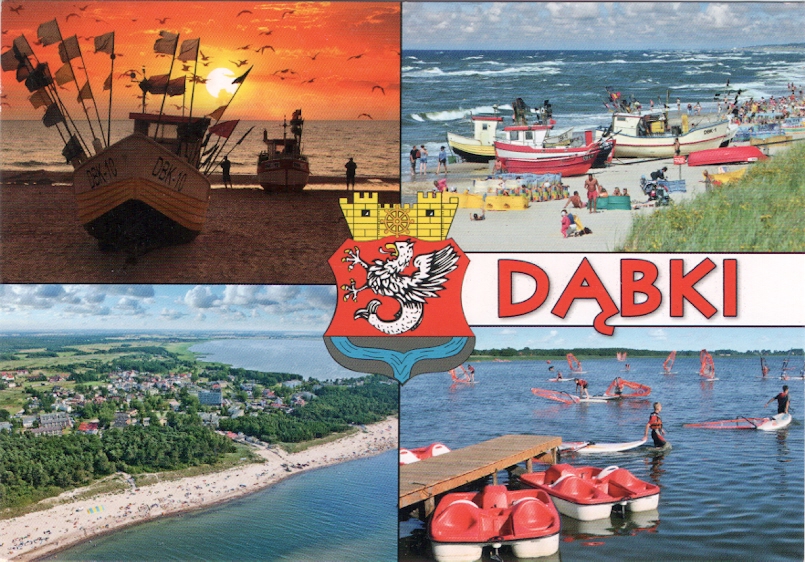 DĄBKI - PORT + KUTER i HERB OSADY - 2017R