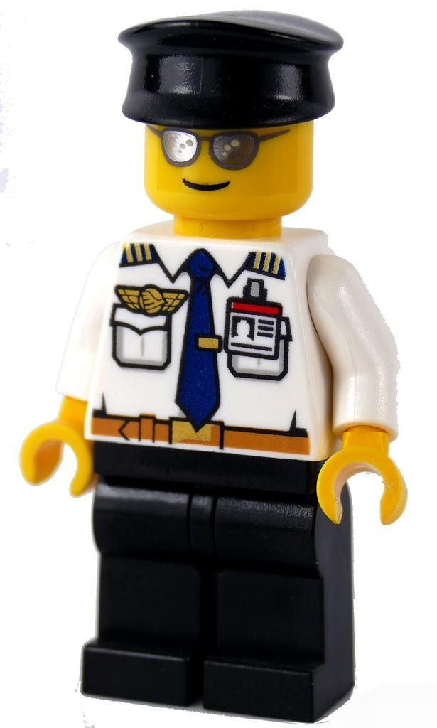 8semka LEGO CITY PILOT SAMOLOTU B41